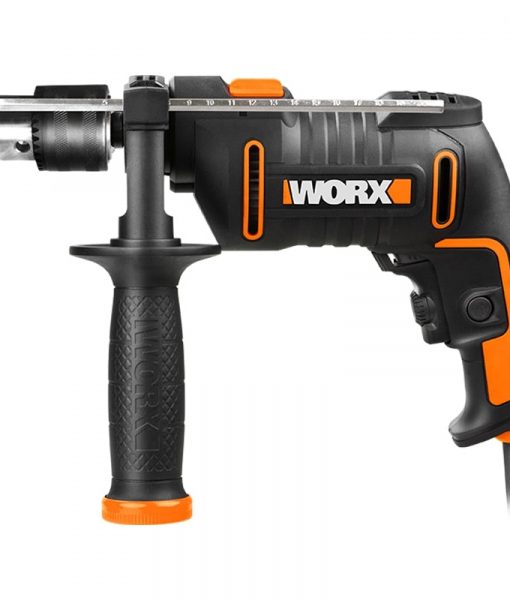 BỘ MÁY KHOAN ĐỘNG LỰC WORX ORANGE 600W 13MM WX317.3 KÈM 109 PHỤ KIỆN, ĐẦU MĂNG RANH