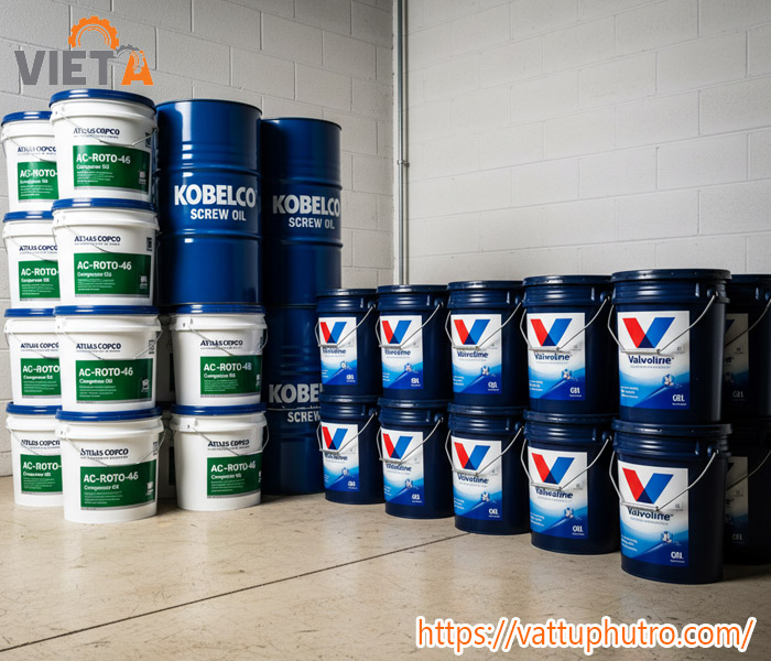 Bảng giá dầu máy nén khí trục vít Bảng giá dầu máy nén khí trục vít