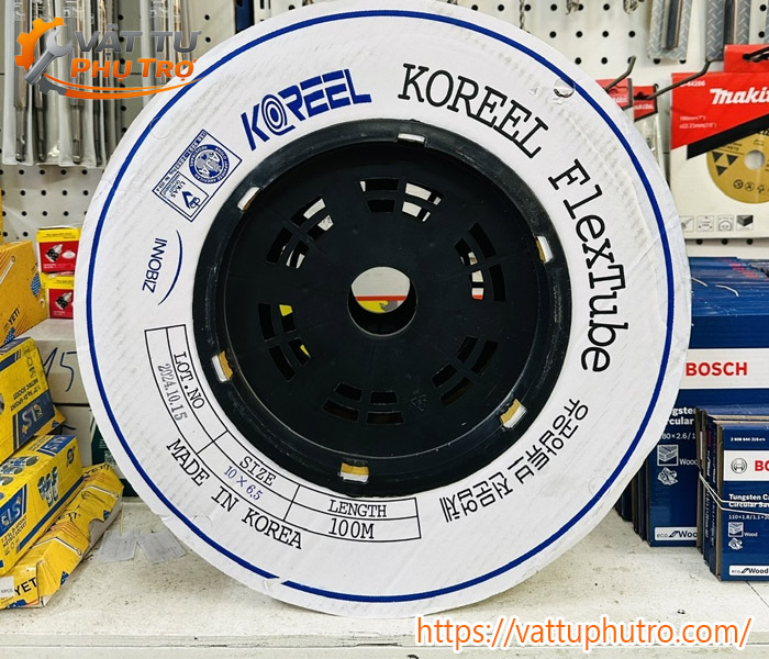 Dây hơi khí nén 6x4mm Koreel Hàn Quốc Dây hơi khí nén 6x4mm Koreel Hàn Quốc